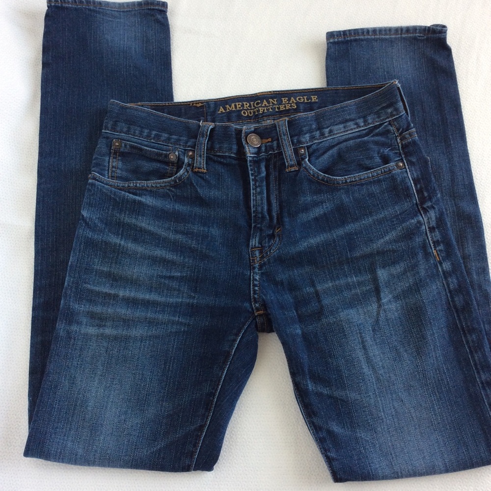 AEO Slim Straight Flex Jeans 28x32